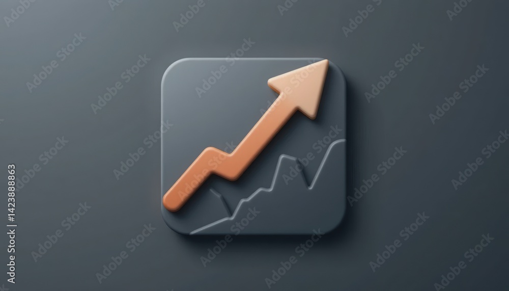 Poster analyzing business growth trends with graphical data representations digital environment infographic