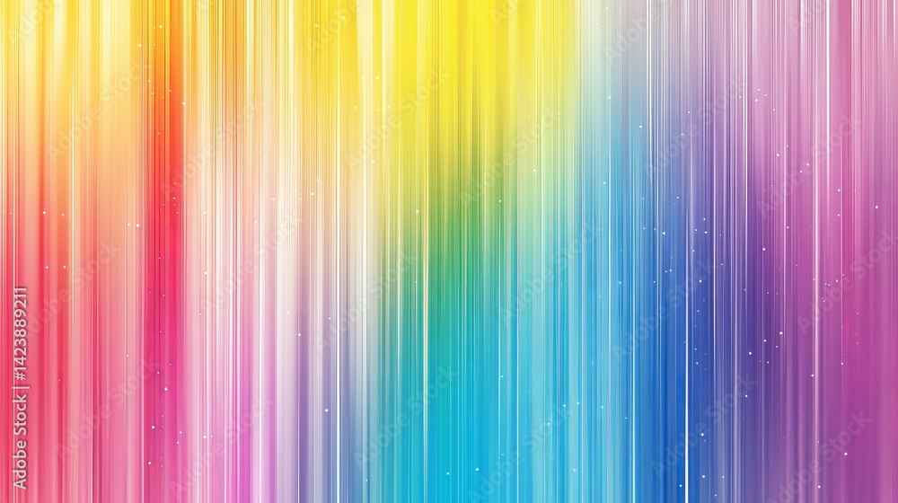Poster vibrant rainbow vertical stripes background texture design abstract colorful modern digital art illu