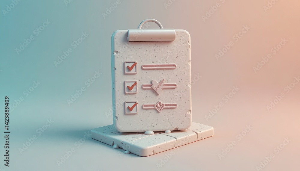 Poster organizing your tasks efficiently a step-by-step checklist guide for enhanced productivity in modern