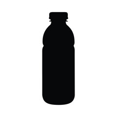 Water bottle silhouette vector illustration 