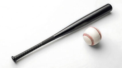 Baseball Bat and Ball Classic Sport Equipment Photography