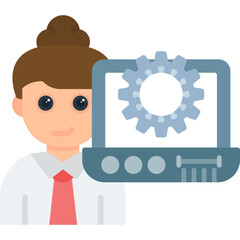 Administrator Icon Vector Element