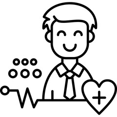 Healthy Icon Vector Element