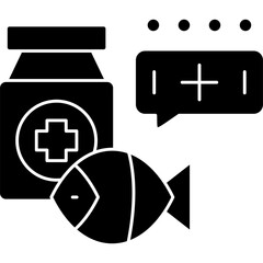 Fish Oil Icon Vector Element