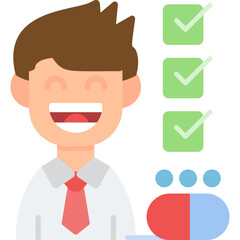 Prescription Icon Vector Element