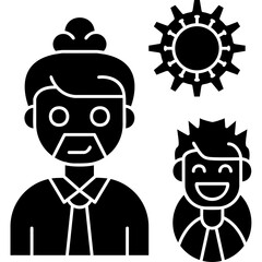 Management Icon Vector Element