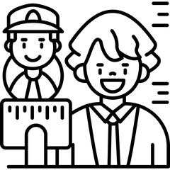 Customer Service Icon Vector Element