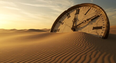 Time stands still in the desert sands.