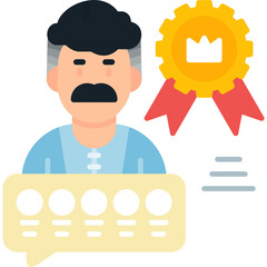 Online Review Icon Design