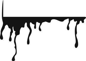 Drip Paint Silhouette