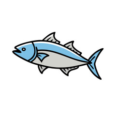 albacore tuna icon, albacore tuna vector illustration-simple illustration of albacore tuna, perfect for albacore tuna logos and icons