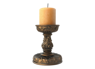 crafted candle holder