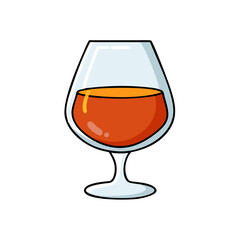 brandy snifter icon, brandy snifter vector illustration-simple illustration of brandy snifter, perfect for brandy snifter logos and icons