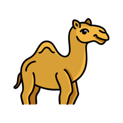 camel icon, camel vector illustration-simple illustration of camel, perfect for camel logos and icons