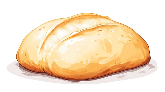 uncooked dough isolated on a white background perfect for kitchen work, baking tutorials, and homemade bread or pastry imagery