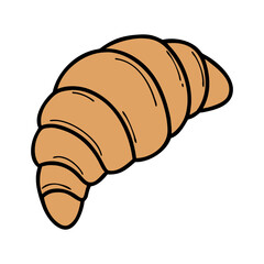 croissant icon, croissant vector illustration-simple illustration of croissant, perfect for croissant logos and icons