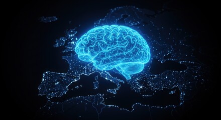 Europe AI Focus Digital Brain Technology Push
