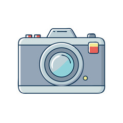 digital camera icon, digital camera vector illustration-simple illustration of digital camera, perfect for digital camera logos and icons