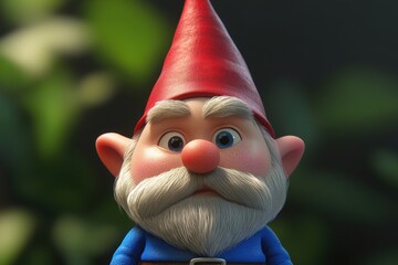 clown doll in the garden