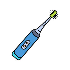 electric toothbrush icon, electric toothbrush vector illustration-simple illustration of electric toothbrush, perfect for electric toothbrush logos and icons