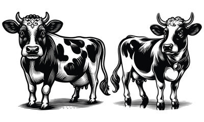 goat on a white background