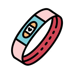 fitness tracker icon, fitness tracker vector illustration-simple illustration of fitness tracker, perfect for fitness tracker logos and icons