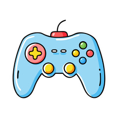 game controller icon, game controller vector illustration-simple illustration of game controller, perfect for game controller logos and icons © MdGolamRabby
