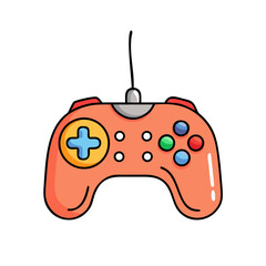 game controller icon, game controller vector illustration-simple illustration of game controller, perfect for game controller logos and icons