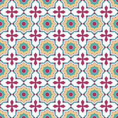 Tile Images, Vintage floral vector seamless pattern design with ornate flower elements for textile and wallpaper texture.