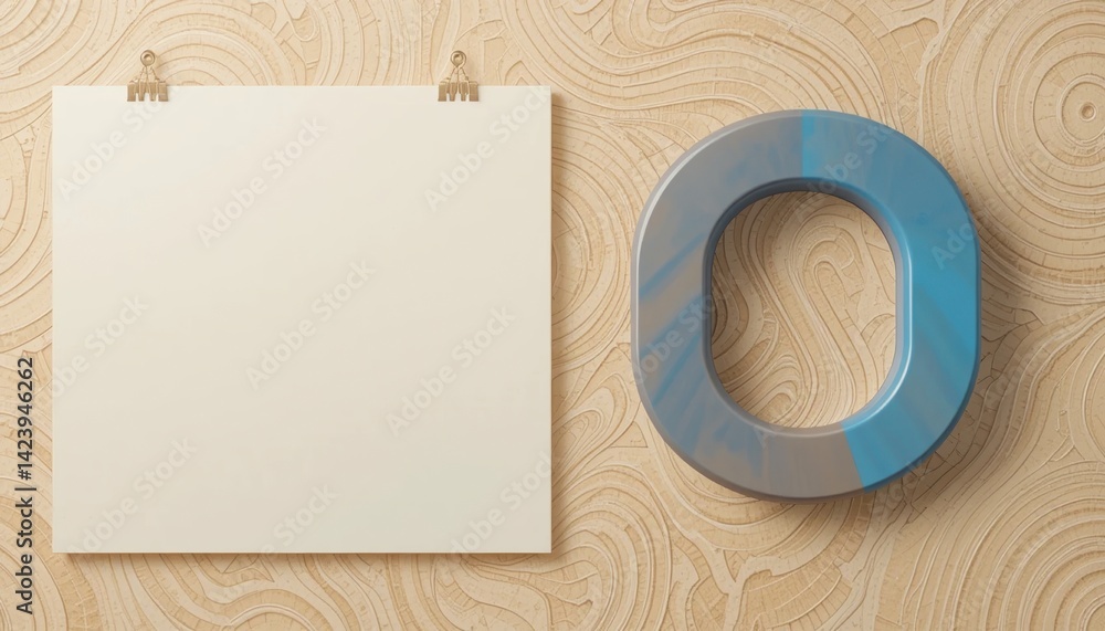 Aufkleber creative design action featuring blank canvas and artistic element modern studio digital art composi
