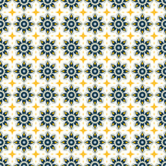 Tile Images, Seamless vintage floral pattern vector illustration for textile design