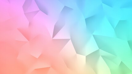 Obraz premium Abstract Pastel Polygon Pattern with Geometric Triangle Shapes Colorful Art