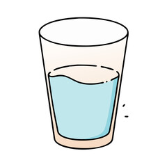 glass of milk icon, glass of milk vector illustration-simple illustration of glass of milk, perfect for glass of milk logos and icons