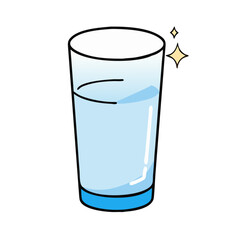 glass of milk icon, glass of milk vector illustration-simple illustration of glass of milk, perfect for glass of milk logos and icons