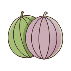 gooseberry icon, gooseberry vector illustration-simple illustration of gooseberry, perfect for gooseberry logos and icons