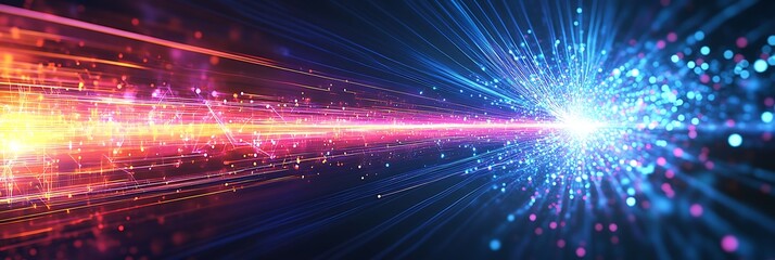 Fototapeta premium Abstract energy burst