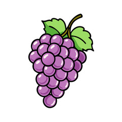 grapes icon, grapes vector illustration-simple illustration of grapes, perfect for grapes logos and icons