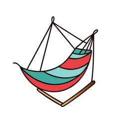 hammock chair icon, hammock chair vector illustration-simple illustration of hammock chair, perfect for hammock chair logos and icons