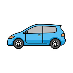 Fototapeta premium hatchback icon, hatchback vector illustration-simple illustration of hatchback, perfect for hatchback logos and icons