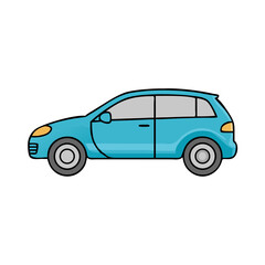 hatchback icon, hatchback vector illustration-simple illustration of hatchback, perfect for hatchback logos and icons