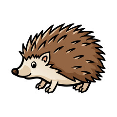 hedgehog icon, hedgehog vector illustration-simple illustration of hedgehog, perfect for hedgehog logos and icons