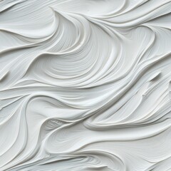 Obraz premium Swirling white cosmetic cream displays a smooth and creamy texture, emphasizing quality in skin care on a light grey backdrop SEAMLESS PATTERN