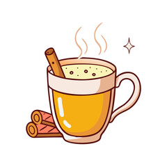 hot buttered rum icon, hot buttered rum vector illustration-simple illustration of hot buttered rum, perfect for hot buttered rum logos and icons