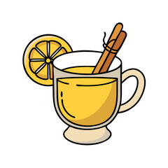 hot toddy icon, hot toddy vector illustration-simple illustration of hot toddy, perfect for hot toddy logos and icons