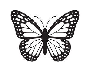 Black butterflies silhouette vector. Flying butterfly vector illustration eps 10