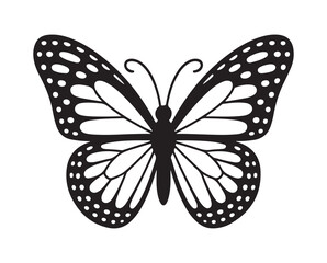 Black butterflies silhouette vector. Flying butterfly vector illustration eps 10