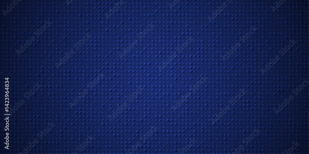 Poster Abstract grid pixel pattern background. Vector illustration element with square, geometric mosaic, texture on dark blue color. Graphic design for digital datum, technology futuristic background