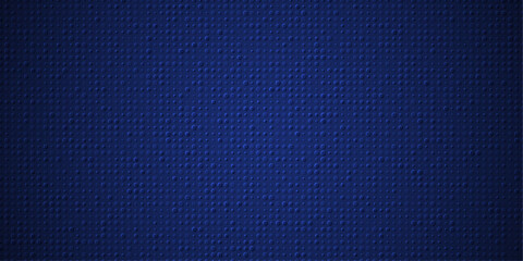 Abstract grid pixel pattern background. Vector illustration element with square, geometric mosaic, texture on dark blue color. Graphic design for digital datum, technology futuristic background
