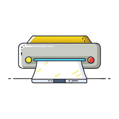 laminator icon, laminator vector illustration-simple illustration of laminator, perfect for laminator logos and icons