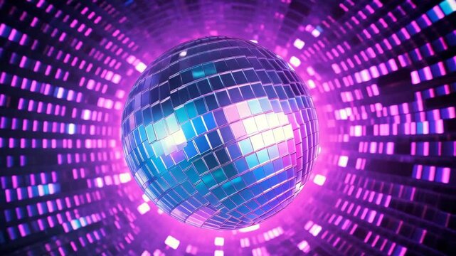 moving disco ball with lights 